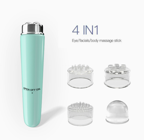 4 In 1 Electric Facial Massager Micro Vibration Eye Beauty Instrument For Relax Eye Dark Circles Eye Bags Puffiness Eye Massage